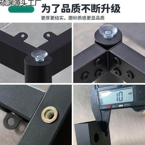 新款桌架桌办公架瓷子岩板TWB砖铁艺底座餐桌子架加大理石桌脚厚