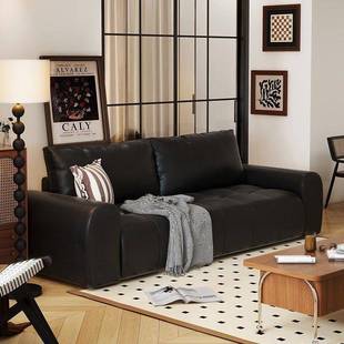 简欧小户型客意厅式 FYL极简直排休双三人息区办公接待室沙发简约