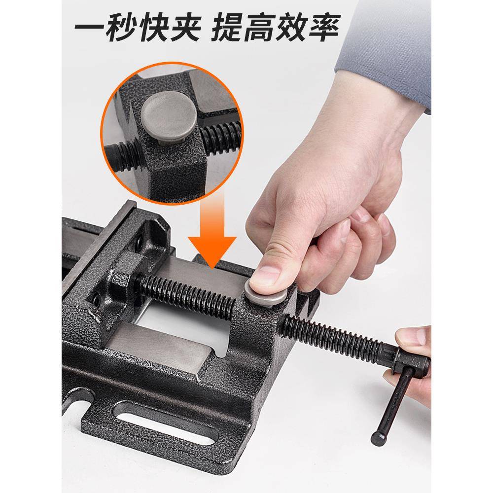 快速平口PWS钳铸钢工精密台转钳具高精度台虎钳可旋夹铣床作台虎