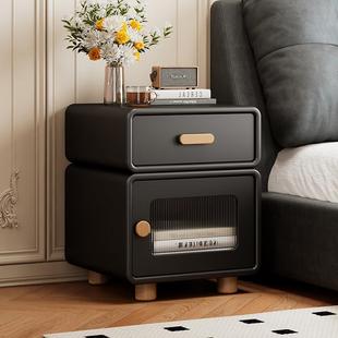 202GPZ5新款 床窄边柜家用卧室网红小型收纳代奶油现床现头柜超简