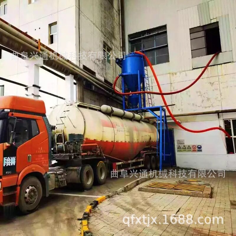 江西大库房粉煤灰清库装车机 水泥装车吸灰机 200型号风力吸料机