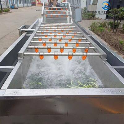 0zx-30NHT0型龙须淋菜气泡清洗机裙带菜高喷清洗设备压大虾清洗机