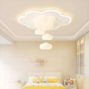 儿童VFI房贝吊灯熊掌装 云朵宝多头卡通用吊灯男孩女孩卧室修家灯