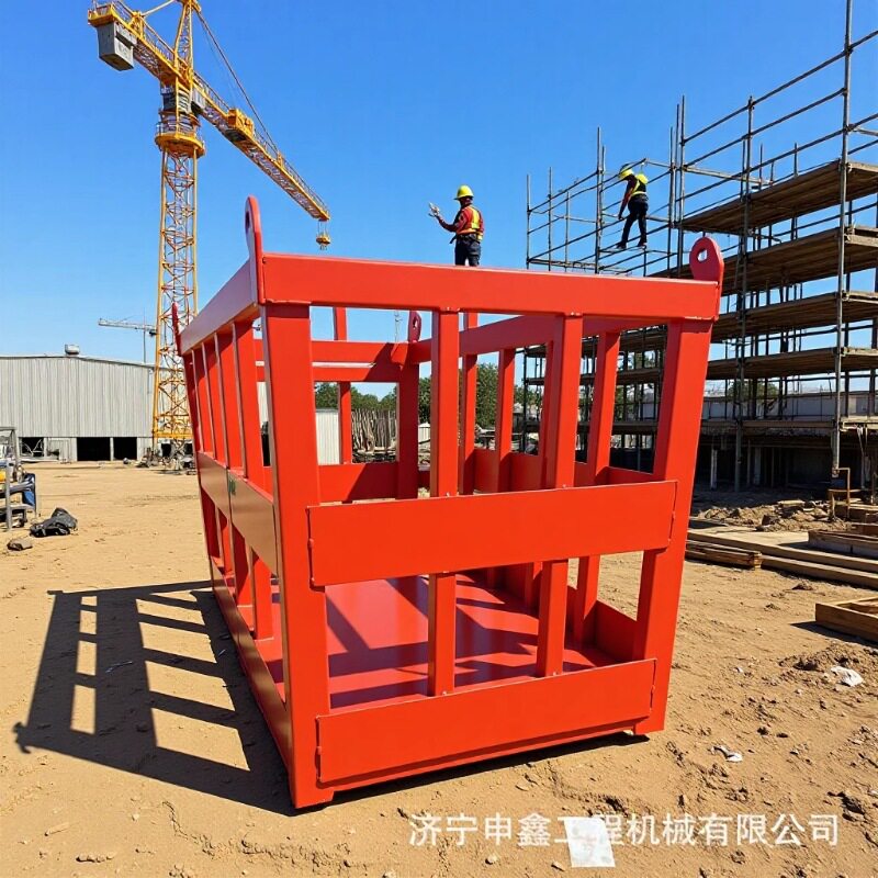 吊车吊篮桥架吊框高空作业吊机吊筐施工吊物筐工地加厚吊笼吊装篮
