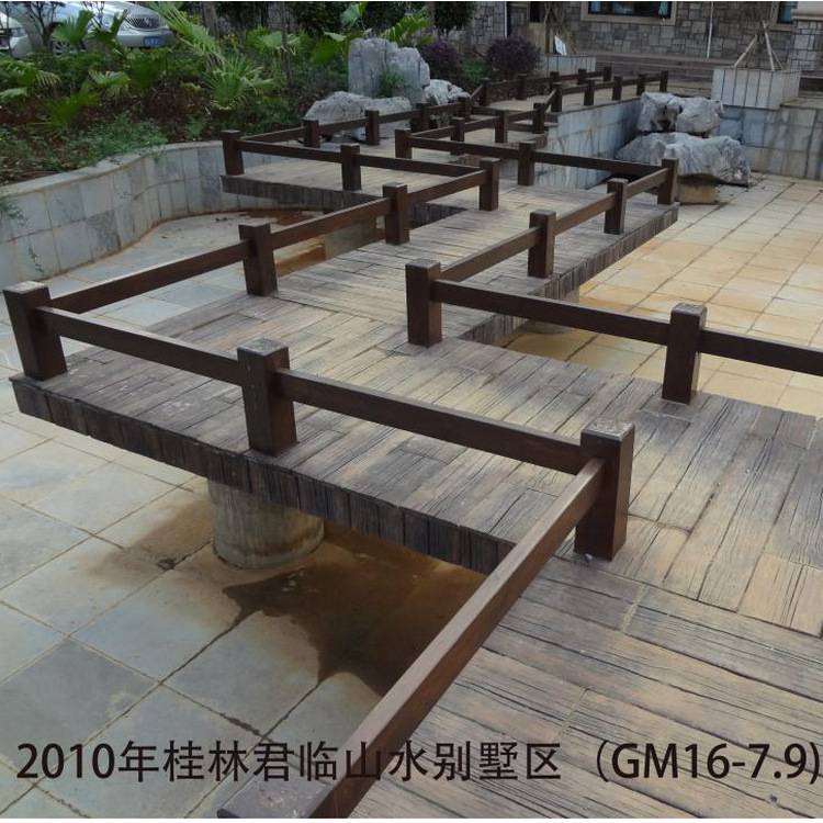 水泥木纹板现代装饰木纹砖水泥仿木板桥梁仿木板仿木栈道铺板