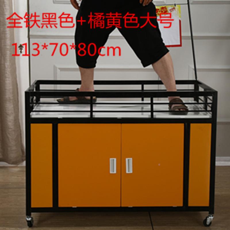 厂家超移市花装车架甩货车可动服货架车折叠售货车81319甩货车货