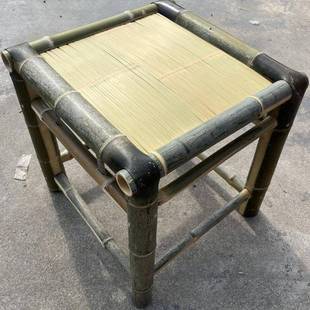 竹阳外台茶茶桌竹桌子竹编室桌子手工竹桌JRS椅子庭院 竹几老桌式