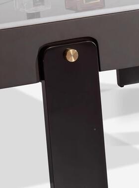 简轻奢茶电视柜ZAZ组合客约厅家用小型方形后现代高端大理几石户