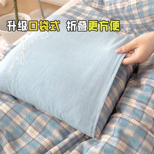 206A类两用抱枕32136被水洗棉2车载靠垫二合公一办室沙午发休马年