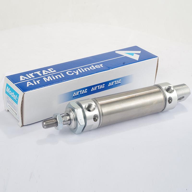 气动附磁不锈钢迷你气缸MAC16RIE2025缓50100-SU冲平尾x型