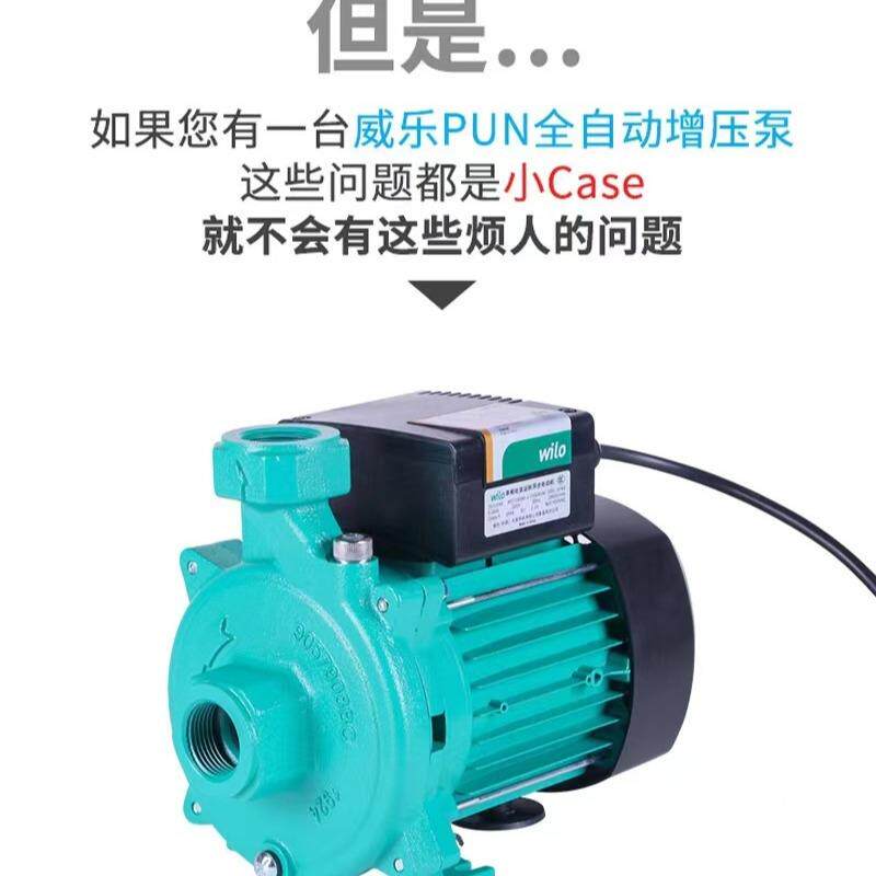德国威-CPP乐水泵PUN压-601EH卧式管道泵家用增泵PUN600E动H电水