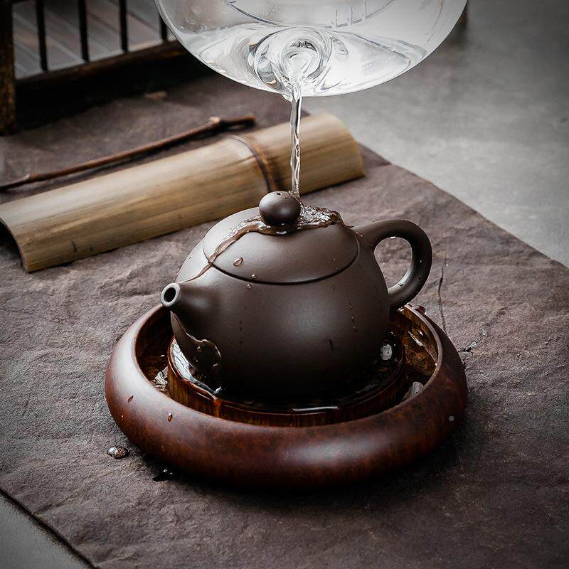 日式重竹壶承泡台VFA隔热垫茶壶养垫茶干壶垫架子茶道配件托家用