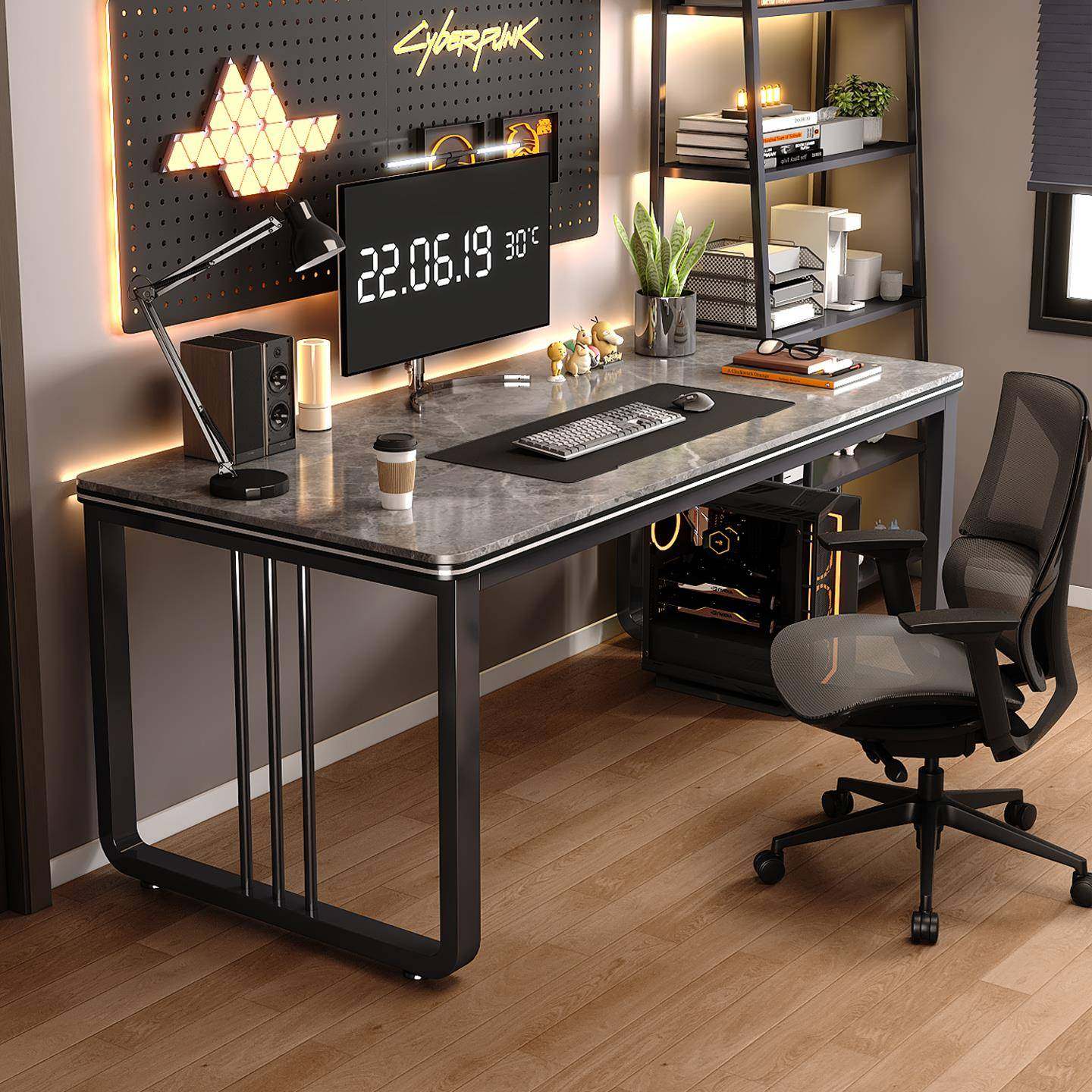 ?岩桌板Fhzmwufm电脑家学习桌卧室办公用感台式轻奢桌学生书桌电,畜牧/养殖物资,特种养殖设备,淘宝优惠券,粉丝福利购,淘宝优惠卷