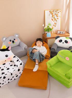 儿童沙折沙发床懒人睡65454觉午休小发幼儿叠园宝座宝椅三层单人