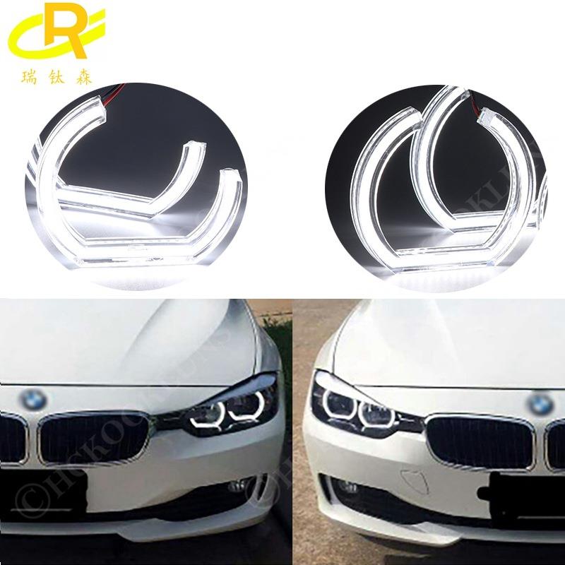 汽车日行灯C型切割水晶天使眼适用于宝马F30E90E92E87