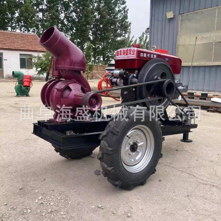 移动拖车款柴油6寸离心泵压井上水大流量抽水泵农用灌溉泵