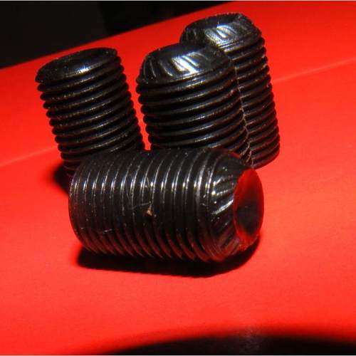 M10-1.25M12-1.25DIN916K滚花机米螺丝防滑紧定12.9花齿发黑止付