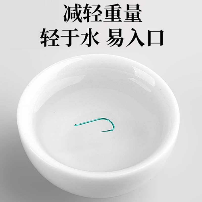 子线双钩成品鲫鱼专用2 4 5 6号进口3超细冬季袖钩绑好绣钩钓鱼钩