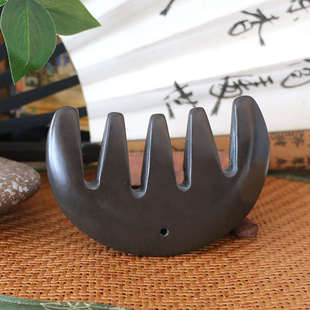 泗滨砭石梳子面部拨筋棒女头部经络梳头按摩头疗板梳刮痧砭石