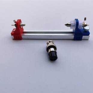 18650/21700/26650/26800电池四线内阻测试架 铝合W金底座间距可