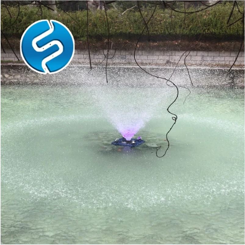 景观式喷泉曝气机河道治理增氧