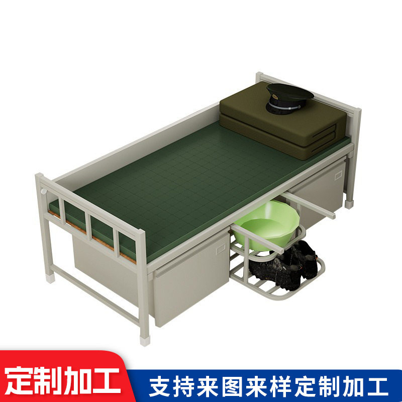 定制简易上下铺床 学生宿舍寝室床家用公寓制式铁架上下铺床