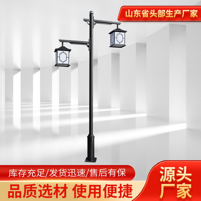 太阳能草坪灯景观灯方形柱灯户外3米3.5米防水公园道路庭院灯
