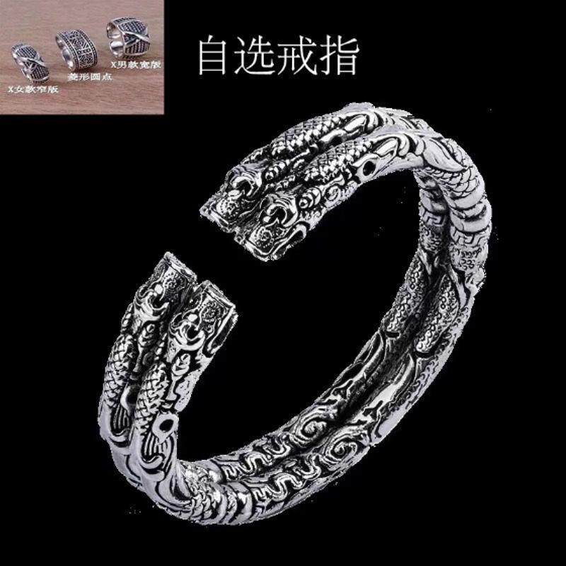 老九门二响环手镯双响环双响镯双响手镯双龙手镯佛爷同款张大佛爷