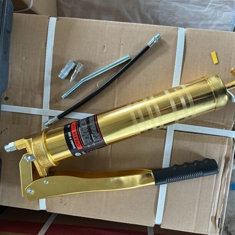 速发黄油枪手动打黄油弹拉链毛毛虫散装桶镀金黄油枪神器0c