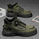 新款 百搭休闲潮流老爹鞋 男士 马丁靴子厚底工装 防水防滑 潮鞋 秋冬季