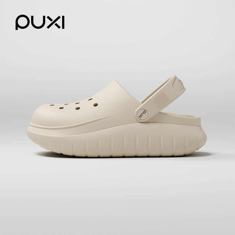 朴西起士厚底洞洞鞋男士2026夏季新款增高防滑沙滩鞋踩屎感凉拖鞋