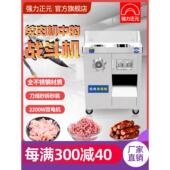 绞肉机商用多功能电动切肉机切丝打肉灌肠机全不锈钢大功率肉铺用