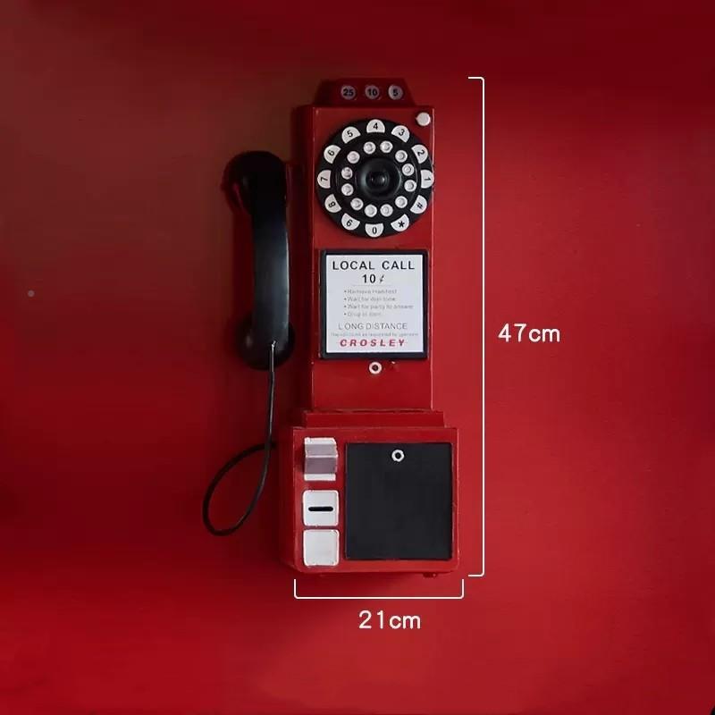 铁艺电地话亭邮WY-1688筒摆件大厅售落场景展厅饰陈列装楼商场DP