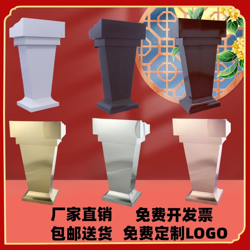 厂家直销商场不锈钢方形简约现代校园演讲台酒店迎宾台发言台接待