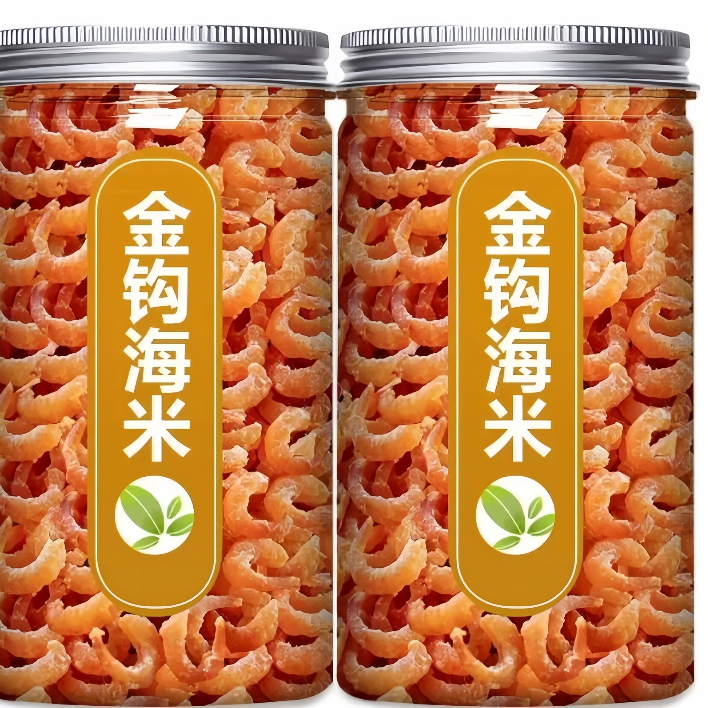特级金钩海米干货特大号官方旗舰店山东青岛特产无添加盐淡干去皮图片