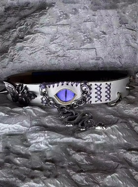 恶魔之眼原创手作暗黑项链