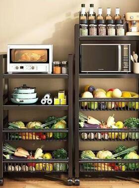 厨CLZ1置物架落纳架地多层蔬菜家用多房功能锅架微波炉置物架?具