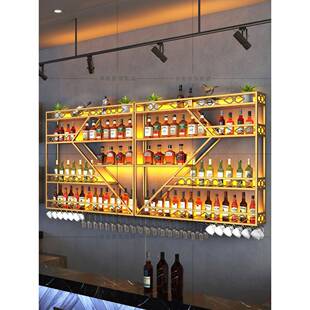 酒壁挂酒架HB-2302酒杯架墙上发置物架创意光挂墙吧白酒钻石柜红