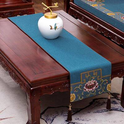 新中式桌旗禅意茶桌餐席茶桌布茶几桌布桌装饰YTE长条茶布茶布布