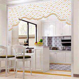 帘新款水装晶珠帘客厅玄关帘隔断弧形挂屏风门蝴蝶饰帘【启航】子