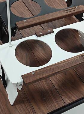 猫粮碗户外露营盆双碗浅口架专用狗水碗架防打翻宠喝JFC物水喂食