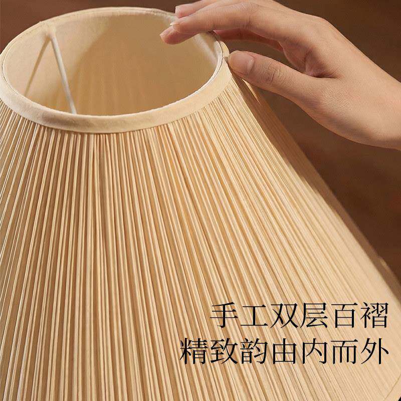 上感舍 中古风复柜古台灯卧室床头灯 氛T022026新款轻奢高级桌面