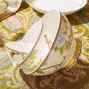 瓷洛威景德镇件陶瓷碗具盒套装家用骨轻奢餐琴瑟和鸣具礼套琴瑟和