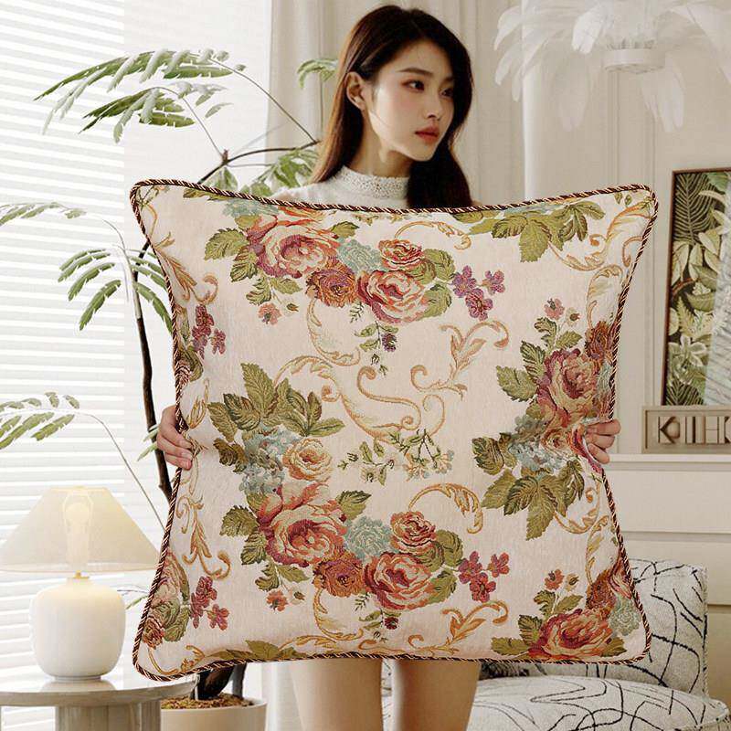 欧式抱枕靠垫枕沙发头客厅5884886轻奢高感靠枕抱套级罩床大靠背2