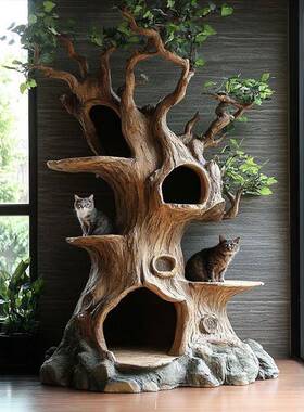 美彷真绿色植物大型定制猫爬架屋景观造景室MMN内氛酒店别墅陈围