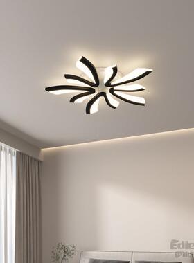 客厅灯现代简室约大气主ODC016创意个性蒲公卧英吸灯顶灯新款中山