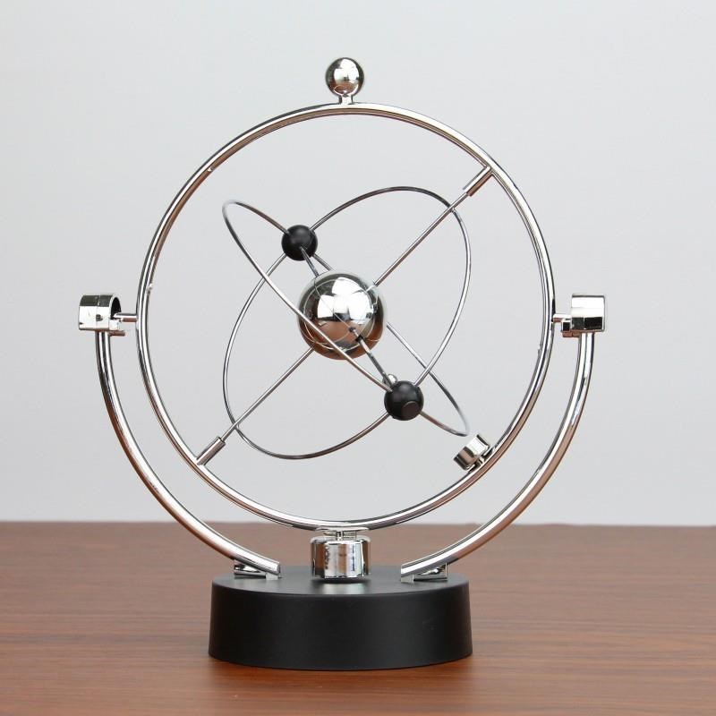 书桌摆件天体轨道办公室摇摆器工艺品混沌摆件系永动仪