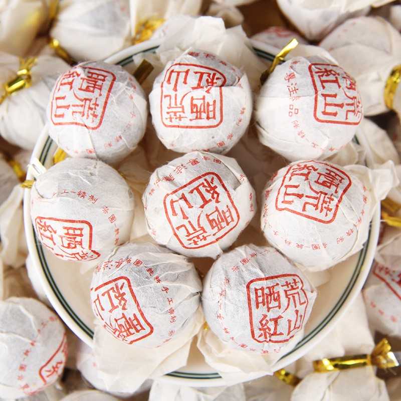 云南滇红 古树红茶晒红 荒山晒红纯 手 工龙珠浓香型沱茶叶