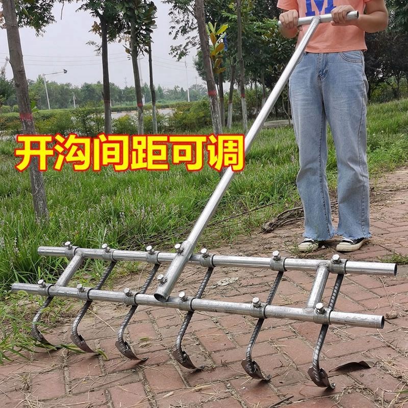 热销种蒜神器农用播种机家用机器A小型种地栽菜农业起垄开 沟