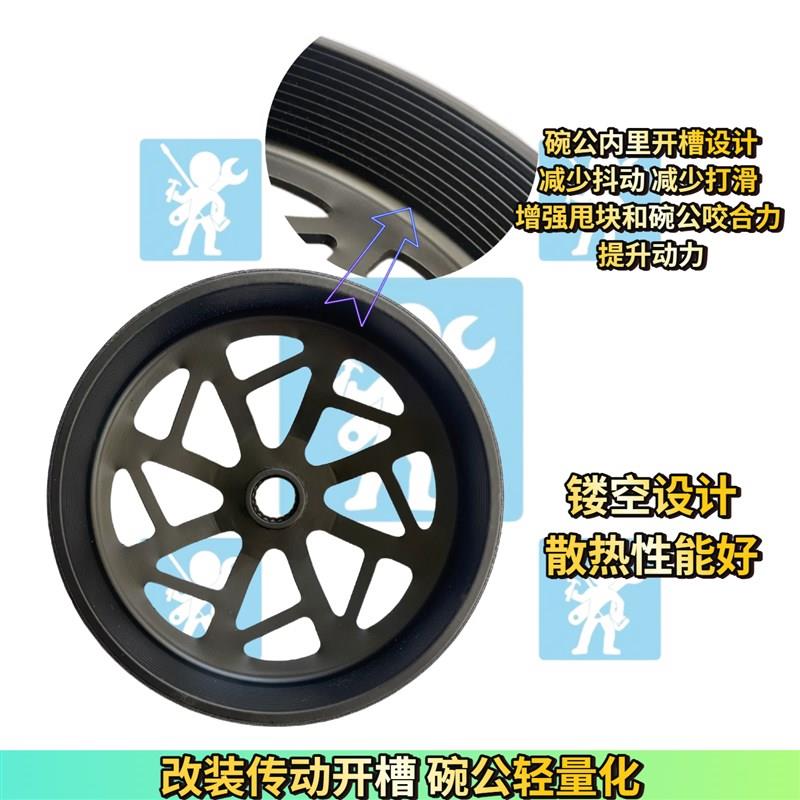热销适用山叶巧格i plus 兴鹰 巡鹰125传动普P利珠 皮带甩块改装
